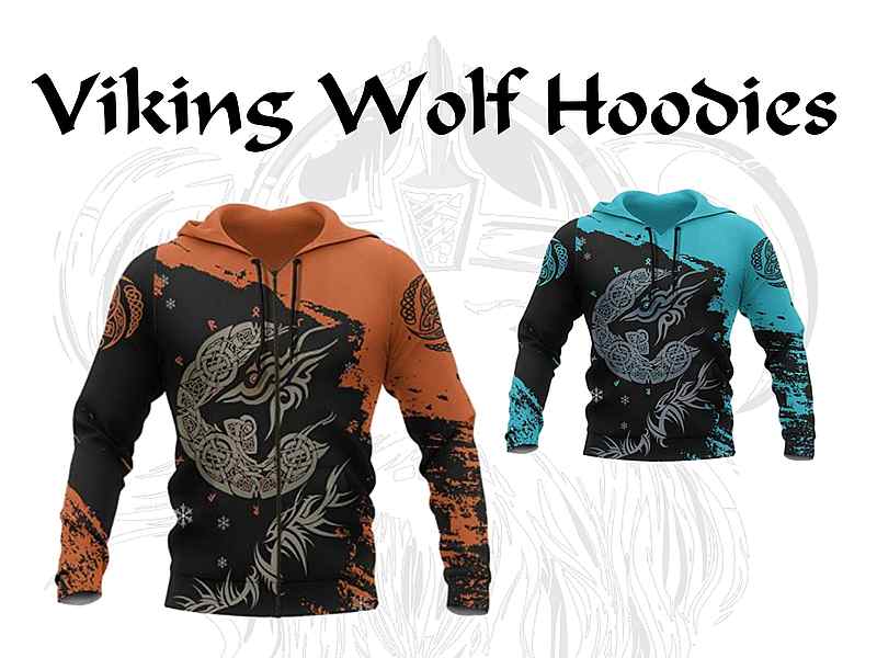 Viking Wolf Hoodie